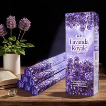 天然白鼠尾草香、月光香、圣木香、金合欢香、洋甘菊香，每盒 20 支，净化负能量，持久留香，可用于瑜伽、冥想等，适合家居装饰