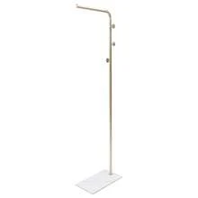 Freestanding Clothing Rack, Storage Stand Holder Multifunctional Storage Hat Rack With 3 Hooks For Coats, Hats, Scarves, Clothes, And Handbags - 金色 - 查看 8