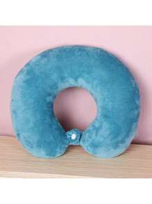 1/2 件纯色 U 型枕，办公室午睡柔软枕头，旅行汽车旅行颈部保护，旅行伴侣，提升旅行幸福感，共有 7 种颜色可供选择，颈椎护理的好选择，送给家人和爱人的最佳礼物旅行必需品度假颈枕旅行