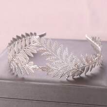 Baroque Leaf Crown Hairband Headpiece - Women's Hair Accessories For Wedding, Bridal And Bridesmaid Gifts And Holiday, Birthday Gifts