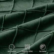 1pc Solid Color Cushion Cover Without Filler, Modern Dark Green Decorative Square Cushion Cover For Sofa - Dark Green - View 5