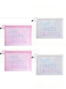 حقيبة تجميل شبكية بنمط كابل البيانات، حقيبة تخزين محمولة بوسادة هوائية حمراء، حقيبة مستحضرات التجميل، حقيبة العناية بالبشرة، الضروريات السفرية، لوازم السكن الجامعي، هدايا العروس، هدايا الأم، هدايا عيد الميلاد، هدايا للأصدقاء والمعلمين، تخزين الحمام، تخزين المجوهرات، تخزين زيت الشفاه ومستحضرات التجميل، حقيبة للعودة إلى المدرسة، حقيبة سفر للنساء، حقيبة مكياج للسفر