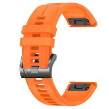20 毫米 22 毫米 26 毫米快速贴合柔软硅胶表带兼容 Garmin Tactix 8 47/51 毫米/Fenix 8 47/51/43 毫米/Descent G2/Descent Mk3/Mk3i 43 毫米 51 毫米/Enduro 3/2/Fenix 7/7X/7S/6S/6/6X Pro/5S/5/5X Plus，适用于 Epix Pro 51MM 的运动硅胶表带，易于佩戴 - A - 查看 18