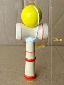 Wooden Kendama Skill Ball, Japanese Traditional Toy For Beginners And Professionals, Includes Sun And Moon Cups - Multicolor - View 12