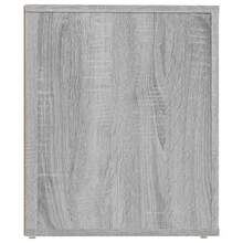 Comodino Larryhot Sonoma Grigio 50x39x47 cm, Bello e Pratico, Ideale per riporre oggetti e decorare la casa - Grigio - Visualizzare 6