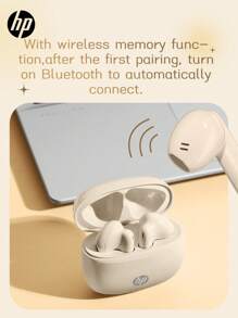 HP HP Wireless Earbuds, True Wireless In-Ear Noise-Proof Headphones Compatible With Apple, Android And Other Devices, Comes With A Storage Bag, Christmas Great Holiday Gift