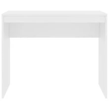 Larryhot Bureau Blanc 90x40x72 cm Bois d'ingénierie, solide et durable, facile à assembler, beau, idéal pour la décoration de la maison et les cadeaux