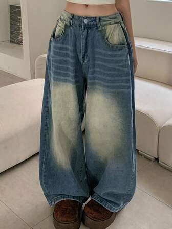 2025春秋经典百搭拉链纽扣牛仔裤