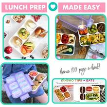 Lunch Box - Rainbow Unicorn 4 Compartments - View 7