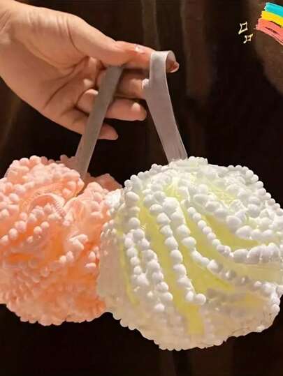 Upgrade Your Bathing Experience: Luxury Large Bubble Bath Ball - Super Soft & Cute, Dual-Purpose, Provides Ultimate Care. 1pc Soft Touch Bathing Pearl - Gentle Exfoliating Bath Sponge - Soft Unscented Bath Bomb, Suitable For Men & Women - Effectively Removes Dead Skin, Cleanses Skin, Leaves Skin Smooth - Essential For Bathroom