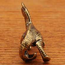 Christmas Gift, 8pcs Jurassic Brass Dinosaur Ornaments, Mini Retro Bronze Dinosaur Statues, Handcrafted Prehistoric Animal Sculptures For Home Decoration, Suitable For Living Rooms, Bedrooms And Various Spaces - Nhiều màu - Xem 10