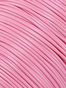 10 米/393.7 英寸多色蜡线，橡胶吊坠绳，皮绳，用于项链、手链和编织绳