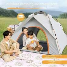 1 pieza Carpa de camping portátil, fácil de montar, plegable, almacenable, impermeable, protección solar, a prueba de mosquitos con malla