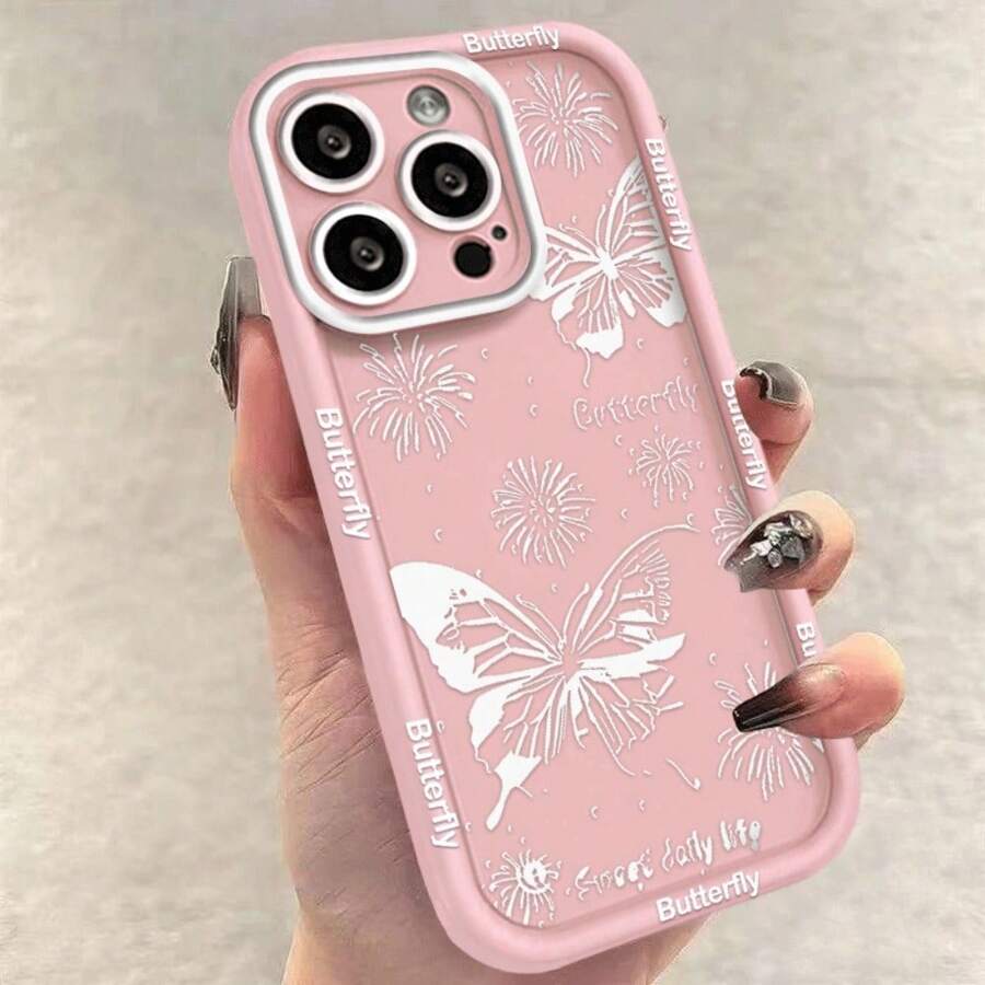 Silicone Case Butterfly Line Pattern Anti Fall Soft Cover For I PHONE XR 11 12 13 14 15 16 PRO MAX 14 15 16 PLUS REDMI A2 A3 8 9A 10C 12 13 14C 11 12 LITE POCO F3 F5 M3 M4 PRO X3 X5 X6 NOTE 8 9 11 12 13 14 PRO Galaxy A03 A04 A05 A10 A11 A12 A13 A14 A15 A20 A23 A32 A34 A35 A50 A51 A52 A54 A55 A71 A72 M34 S20 FE S21 FE S22 ULTRA S23 FE S23 ULTRA S24 ULTRA S24 PLUS MOTO E13 G04 G24 E14 G14 G22 G30 G10 G20 G34 G53 G54 G84