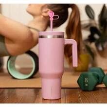 10-Pack Silicone Straw Covers 10mm - Universal Dustproof Drink Lids For Tumblers, Travel Mugs & Reusable Bottles - Soft Flexible Straw Toppers For Adults, Dishwasher Safe & Odor Resistant