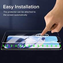 3片高清钢化玻璃膜，兼容VIVO Y53S 5G A53S 5G Y21 Y33S Y12A 超高清屏幕保护膜 - 彩色 - 查看 5