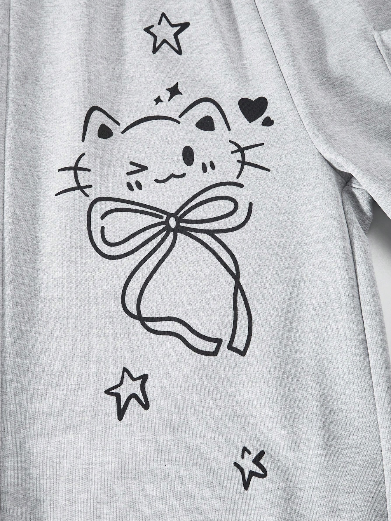 بنطلون كاجوال أنيق للبنات، بنطلون ساق مستقيمة رماد...