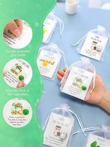 2 件（1 张卡片 +1 个迷你配件（颜色和款式随机）员工答谢礼物批量、励志动物主题答谢礼物、带便条卡的动物主题答谢礼物、各种树脂小雕像、同事的口袋大小的礼物、生日、康复、万圣节、圣诞节、感恩节、丰收节、秋季装饰、礼物