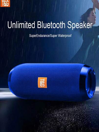 T&G Wireless Speaker, Portable Outdoor Wireless Speaker, Compatible With USB Slot - Enjoy Clear And Powerful Sound Quality Anytime, Anywhere. Insert A Storage Card Or USB Drive, Support Hands-Free Calling/FM Radio/USB Playback, Can Connect To Phones/Tablets/TVs. Wireless Portable Speaker, Electronic/Consumer Electronics, Birthday Party Gift, Model TG117, Multiple Colors Available, 1200mAh Battery.