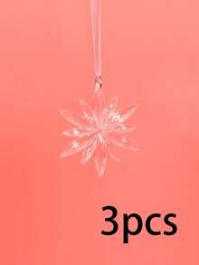 Acrylic Crystal Icicle Hanging Ornaments, Transparent Ice Pillar Christmas Tree Pendant, Winter Decor - Multicolor - View 13