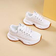 Women Chunky Shoes - 白色 - 查看 2