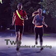 Fluorescent Green Reflective Running Waist Bag - Lightweight Nylon Zipper Bag, Suitable For Night Running, Work, And Phone Storage | Safety Buckle Closure Durable Outdoor Sports Equipment