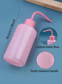 1-2 pièces Bouteilles en plastique de 250 ml - Bouteille de rinçage sûre, outils d'arrosage. Bouteille d'arrosage pour plantes et fleurs succulentes avec bec verseur en plastique incurvé. Bouteille d'arrosage à bec verseur pointu pour plantes en pot. Bouteilles de nettoyage pour tatouage