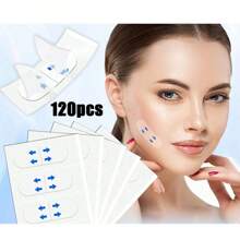 [200pcs/80pcs/40pcs/4pcs] Invisible Face Lifting Tapes, Used To Lift Sagging Skin, Instant Face Tape For Women, Lifting Sagging Skin And Concealing Makeup Tape, For Double Chin & Neck, Face Slimming - Alcohol-Free, Suitable For All Skin Types, Unisex