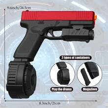 A New Generation Of Ultra-High-Speed, High-Performance Toys Gel Blaster,Gel Ball Blaster,Electric Ball Blaster,High Performance Cool Toy ,Splatter Ball Toys For Outdoor Activities Shooting Game Party .Thanksgiving Halloween, Christmas And Birthday Gifts - 黑色 - 查看 2