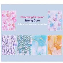 Bring To Natural Expanding File Folder, Home Bills Binder, A4 Size With Tabs, 5 Pocket Accordion File Organizer For School, Office And Home, More Patterns Optional,Back To School,School Supplies