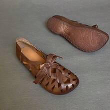 Women Heeled Sandals - 棕色 - 查看 4