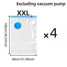 8pack Pack Space Saver Vacuum Storage Bags, Kitchen Storage Organization, For Clothing Storage And Underbed Storage, Storage Bags Vacuum Sealed, For Toy Storage Bags, Home Travel Essentials, Duffle Bag For Travel Pump Included,Vacuum Sealer Bags For Clothes, Comforters, Blankets, Bedding