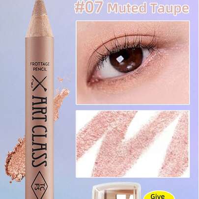 Too Cool for School Artclass Frottage 铅笔，免费赠送 1 个专业铅笔刀，眼影和眼线笔和眼袋笔，荧光笔，闪光笔，增白笔，眼影涂抹棒，多维眼妆霜眼影棒，眼线笔，可混合眼影棒和眼线笔，眼影增白剂，柔和自然的混合，细腻的质地，持久明亮的光泽，光滑的日常妆容，K Beauty