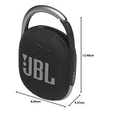 JBL Clip 4 便携式迷你蓝牙音箱无线扬声器，大音量和强劲低音，IP67 防水防尘，适合家庭、户外和旅行的扬声器，原装 JBL