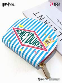 Harry Potter 哈利波特主题迷你钱包，霍格沃茨糖果设计，短款钱包，适合通勤、外出、聚会、圣诞节、万圣节、生日等场合，是送给女性和上班族的理想礼物。 - 彩色 - 查看 11