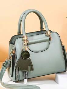 Women Shoulder Bags - 卡其 - 查看 7