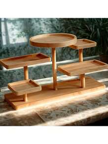 1 قطعة - حامل عرض خشبي متعدد الطبقات، 5 منصات عرض مجوهرات صغيرة، حامل عرض متعدد الأغراض للطاولة لحفلات، حامل عرض خشبي متعدد الأغراض، مناسب للتحف والهدايا التذكارية، للديكور الداخلي والخارجي، (بعض الأجزاء قد تكون عشوائية)، ضروريات العطلات، الخريف، ، هالوين، عيد الميلاد، الكرنفال، اليوم الوطني، الخريف، يوم الاستقلال للمرأة منظم تخزين الأساسيات السفر العودة إلى المدرسة تخزين غرفة النوم ديكور الخريف