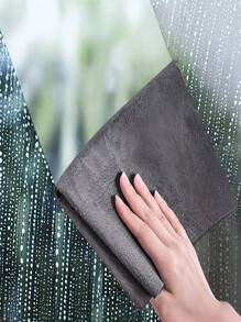 Paño mágico sin rayas para limpiar vidrios - Toalla de microfibra gruesa para ventanas, cocina, hogar