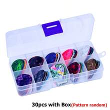 6-50pcs Boxed 0.46mm SLL Guitar Picks Pattern Random Ship ABS Cartoon Pick Suit For Guitar Ukulele Bass Musical Instrument Performance Accessories - Multicolor - View 14