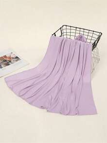 1件装女士加大码针织头巾，柔软纯色优质棉质针织发带，适合穆斯林日常佩戴，斋月和开斋节期间也可佩戴。