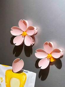 5个樱花图案封口夹，食品袋夹，冰箱磁贴，适用于各种塑料袋和零食袋，可用于卧室、旅行、办公室、学校、零食、面包、食品包装，实现密封 - 彩色 - 查看 10