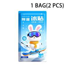 2pcs/10pcs/20pcs/40pcs/60pcs Cooling Patch, Suitable For Hot Weather, Body Cooling, Easy To Carry, Contains Mint Extract, 8 Hours Lasting Cooling, Effective Physical Cooling, Long-Term Heat Dissipation, Effective Relief From Hot Weather, Summer Cooling, Beach, Travel