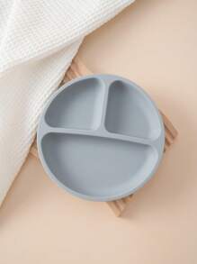 PopLittleOne 1pc Baby Sucker Silicone Dining Plate Children Dishes Suction Toddle Training Tableware Kids Feeding Bowls Baby Stuff