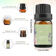 10ml 0.33 Oz Essential Oils For Home Diffuser, Diffuser Stone, Candle DIY - Rose, Lily, Lemon, Ocean, Jasmine, Cherry Blossom, Christmas, Valentine's Day Best Holiday Gifts - 玫瑰,百合,檸檬,海洋,茉莉,櫻花 - 查看 7