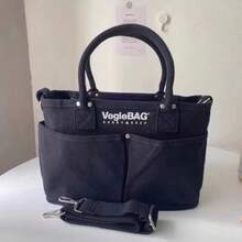 Women Shoulder Bags - 黑色中型-配送肩帶 - 查看 1