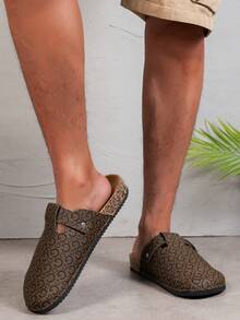 春夏两季通用拖鞋，四季皆宜，防滑鞋底，鞋面字母设计，时尚百搭，穿着舒适。 - 咖啡棕 - 查看 8