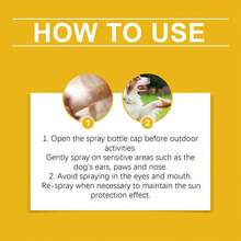 Dog Protective Spray, Water-Resistant, Gentle With Vitamin E To Protect Skin, Dog Care Spray