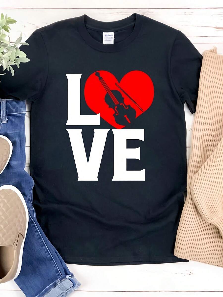 Women T-Shirts - 黑色7 - 查看 1