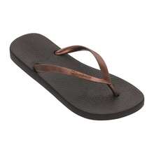 Chinelo Sandalia Ipanema Fine Marrom Com Tira Cobre