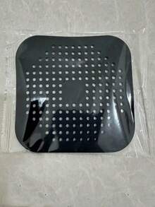 1pc Suction Cup Hair Catcher Drain Cover, Square Silicone Shower Drain Protector, Prevent Clogging, Fits Bathroom Tub And Kitchen Sink, Bathroom Decor, Back To School